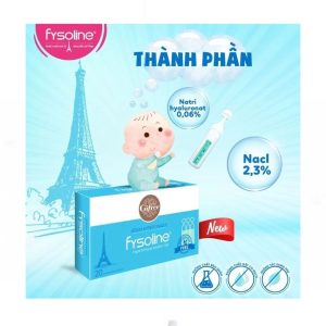 Smart Pharma - Dung dịch nước muối ưu trương Fysoline xanh 5ml giảm ngạt mũi, khô mũi (20 ống) 1 Smart Pharma - Fysoline xanh3