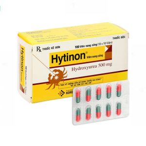 Smart Pharma - Thuốc Hytinon 500mg Korea United điều trị bệnh bạch cầu mạn tính dòng tủy (10 vỉ x 10 viên) 1 Smart Pharma - Hytinon 500mg1