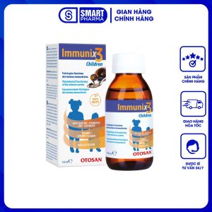 Siro Immunix3 Children 150ml Otosan hỗ trợ tăng cường đề kháng, tăng cường sức khỏe