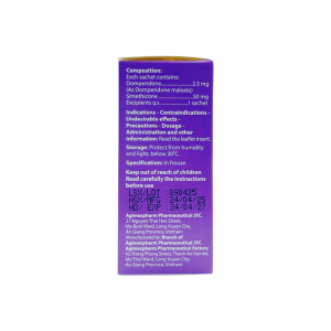 Smart Pharma - Thuốc Agimoti-S 1g Agimexpharm điều trị chứng buồn nôn, nôn, cảm giác chướng vùng thượng vị ( 30 gói) 2 Smart Pharma - NT SMART PHARMA 2026 10 12T080853.534