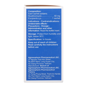 Smart Pharma - Thuốc bột Agiroxi 50 Agimexpharm điều trị nhiễm khuẩn hô hấp, bệnh bạch hầu (30 gói x 1.5g) 4 Smart Pharma - NT SMART PHARMA 2026 10 12T090739.226