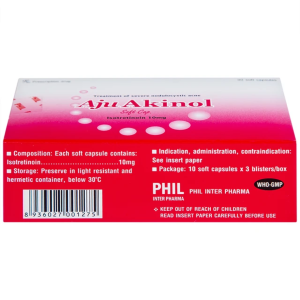 Smart Pharma - Thuốc Aju Akinol Phil điều trị mụn trứng cá nang sần (3 vỉ x 10 viên) 2 Smart Pharma - NT SMART PHARMA 2026 10 12T092535.062