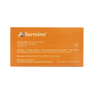 Smart Pharma - Thuốc Allermine Agimexpharm điều trị dị ứng cấp và mãn tính (10 vỉ x 20 viên) 1 Smart Pharma - NT SMART PHARMA 2026 10 12T144105.497
