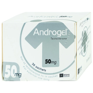 Thuốc bôi Androgel 50mg/5g Besins hỗ trợ điều trị thiểu năng tuyến sinh dục nam giới (30 gói x 5g)