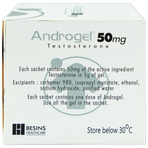 Smart Pharma - Thuốc bôi Androgel 50mg/5g Besins hỗ trợ điều trị thiểu năng tuyến sinh dục nam giới (30 gói x 5g) 1 Smart Pharma - Nha thuoc Smart Pharma 2026 10 16T154445.759
