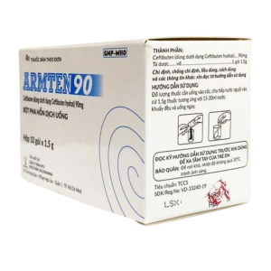 Smart Pharma - Thuốc Armten 90 Armephaco điều trị các chứng nhiễm khuẩn đường hô hấp cấp (10 gói) 2 Smart Pharma - Nha thuoc Smart Pharma 2026 10 19T094453.514