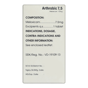 Smart Pharma - Thuốc Arthrobic 7.5 Mekophar điều trị viêm đau xương khớp, viêm khớp dạng thấp (50 viên) 2 Smart Pharma - Nha thuoc Smart Pharma 2026 10 19T102952.362