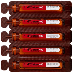 Smart Pharma - Thuốc A.T Cetam 400 An Thiên điều trị chóng mặt, giật rung cơ, thiếu máu não, suy giảm nhận thức ở người già (30 ống x 10ml) 5 Smart Pharma - Nha thuoc Smart Pharma 2026 10 20T143658.574