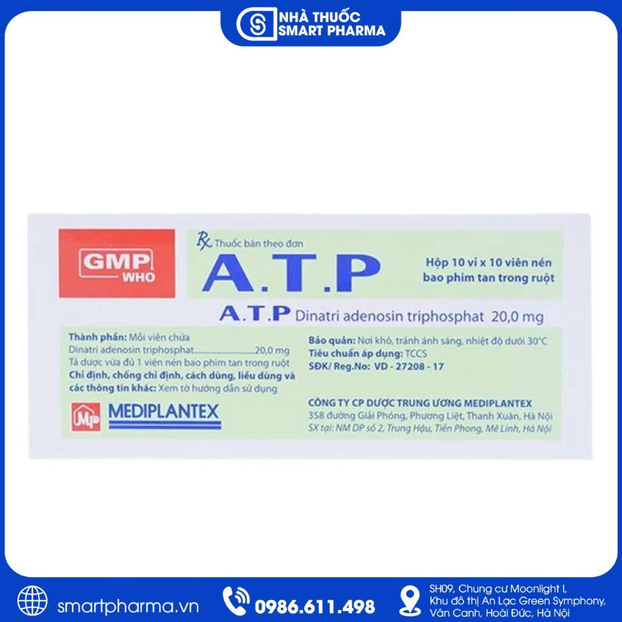 Nhà thuốc Smartpharma (16) Thuốc A.T.P 20mg điều trị suy tim và một số tình trạng suy giảm chức năng cơ