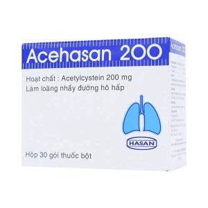 Smart Pharma - Thuốc Acehasan 200 giúp loãng đờm trong các bệnh phổi cấp và mãn tính (30 gói) 1 Smart Pharma - Nha thuoc Smartpharma 58