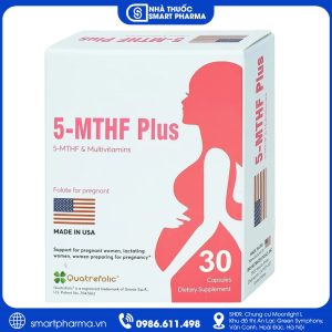 5-MTHF Plus – Bổ sung vitamin và khoáng chất cho phụ nữ chuẩn bị mang thai và trong thai kỳ