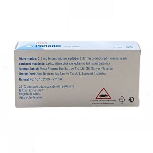 Smart Pharma - Thuốc Parlodel Meda (2,5mg) - Điều trị bệnh nhân tăng Prolactin 1 Smart Pharma - Parlodel 3