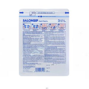 Smart Pharma - Cao dán Salonsip Gel - Patch Hisamitsu giảm đau, kháng viêm do mỏi cơ, đau cơ (8 gói x 3 miếng) 1 Smart Pharma - Salonsip Gel Patch 2