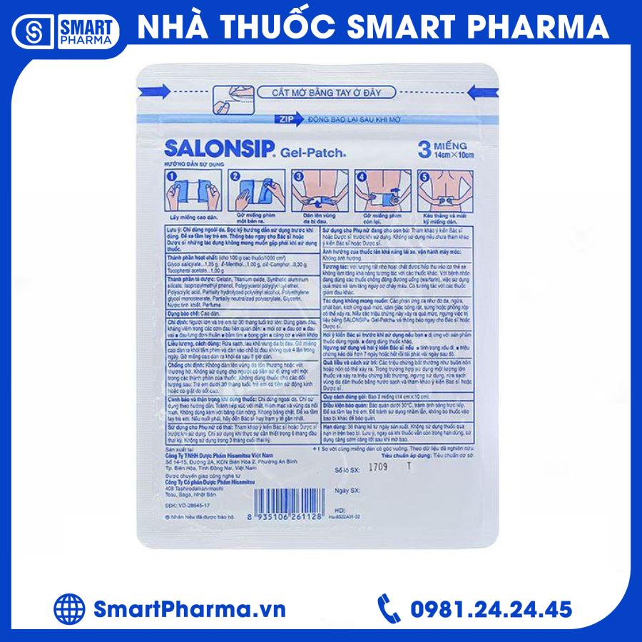 Salonsip Gel Patch 2 Smart Pharma - Salonsip Gel Patch 2