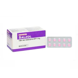 Smart Pharma - Thuốc Salzol 4mg Windlas Biotech điều trị các chứng hen suyễn, khó thở liên tục (10 vỉ x 10 viên) 3 Smart Pharma - Salzol1