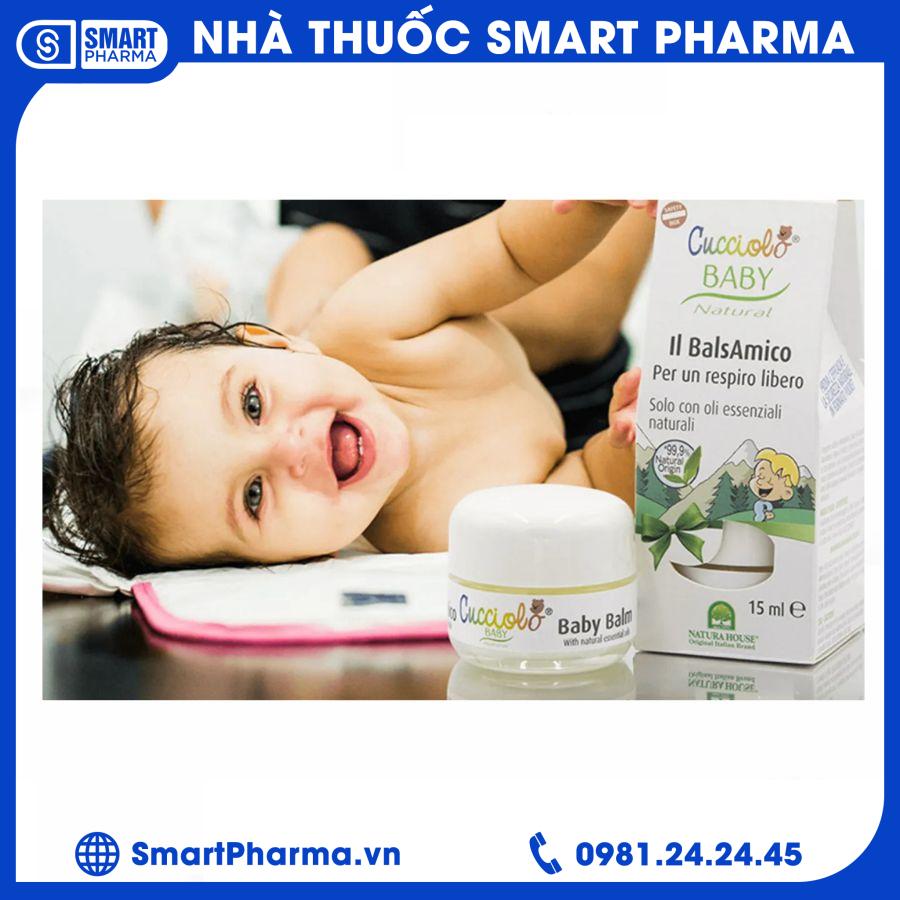 Sáp giữ ấm Cucciolo Baby2 Smart Pharma - Sap giu am Cucciolo Baby2