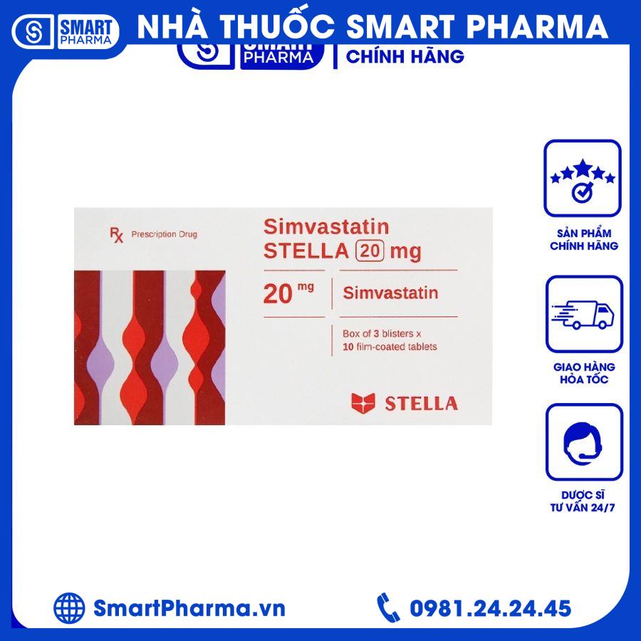 Simvastatin 20 mg Stella Smart Pharma - Simvastatin 20 mg Stella