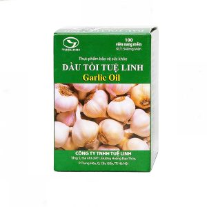 Dầu Tỏi Tuệ Linh hỗ trợ giảm mỡ máu, giảm nguy cơ xơ vữa động mạch vành ( Lọ 100 viên)