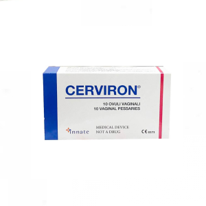 Viên đặt phụ khoa Cerviron Innate điều trị các bệnh lý âm đạo, viêm cổ tử cung ( Hộp 10 viên)