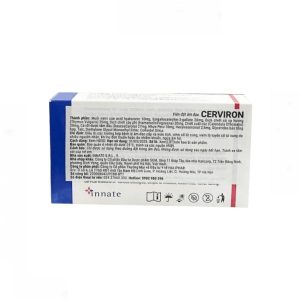 Smart Pharma - Viên đặt phụ khoa Cerviron Innate điều trị các bệnh lý âm đạo, viêm cổ tử cung ( Hộp 10 viên) 2 Smart Pharma - Smart pharma 2025 03 05T140604.967