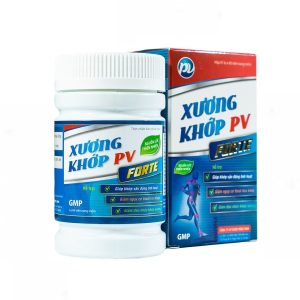 Viên nang mềm Xương Khớp PV Forte hỗ trợ khớp, giảm nguy cơ thoái hóa khớp ( Lọ 60 viên)