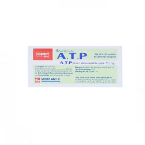 Thuốc A.T.P 20mg Mediplantex điều trị suy tim, hoạt động cơ kém, bệnh lý dạ dày ( Hộp 10 vỉ x 10 viên)