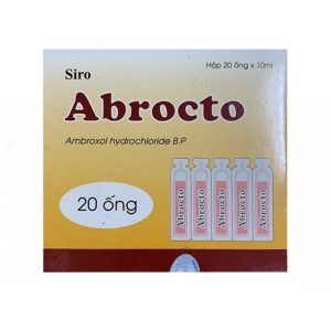 Siro Abrocto Dược Hà Tĩnh điều trị một số bệnh lý đường hô hấp ( Hộp 20 ống)