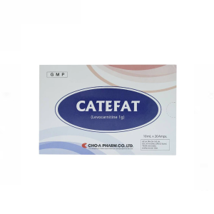 Dung dịch uống Catefat Cho-A điều trị đau thắt ngực, nhồi máu cơ tim ( Hộp 20 ống)
