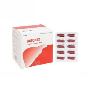 Thuốc Batonat 400mg Phil điều trị bệnh viêm gan cấp tính, viêm gan mạn tính ( Hộp 10 vỉ x 10 viên)
