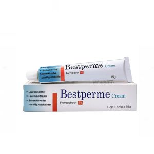 Kem bôi Bestpere Cream Quang Xanh điều trị ghẻ, rận, mẩn ngứa (Tuýp 15g)