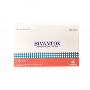 Thuốc Bivantox 600mg Pharbaco điều trị rối loạn cảm giác, đau dây thần kinh (Hộp 3 vỉ x 10 viên)