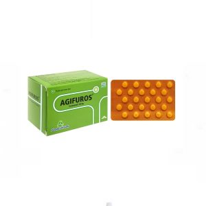 Thuốc Agifuros 40mg Agimexpharm điều trị phù phổi cấp, phù do tim, gan, thận ( Hộp 10 vỉ x 25 viên)