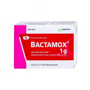 Thuốc Bactamox 1g Imexpharm điều trị nhiễm khuẩn ( Hộp 2 vỉ x 7 viên)