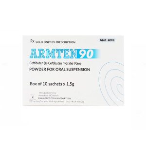 Smart Pharma - Hỗn dịch uống Armten 90 Armephaco điều trị các chứng nhiễm khuẩn đường hô hấp cấp ( Hộp 10 gói) 2 Smart Pharma - Smart pharma 34