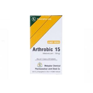 Thuốc Arthrobic 15 Mekophar điều trị viêm đau xương khớp, viêm khớp dạng thấp ( Hộp 30 viên)