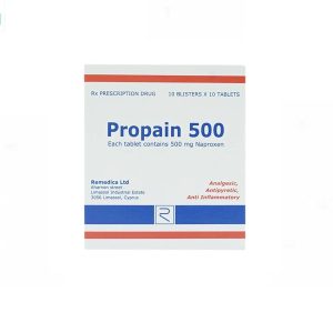 Thuốc Propain 500 Remedica điều trị viêm khớp dạng thấp ( Hộp 10 vỉ x 10 viên)