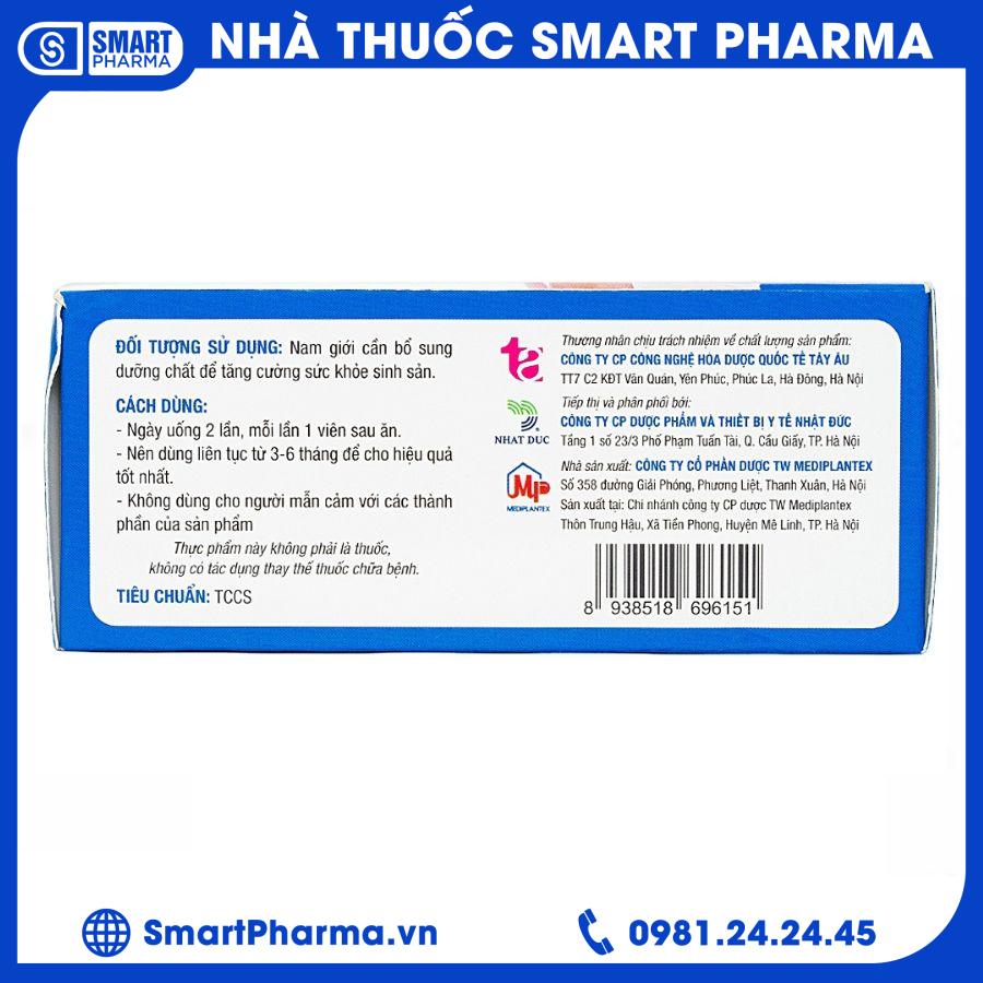 SpermQ 6vỉx10viên) 1 Smart Pharma - SpermQ 6vix10vien 1