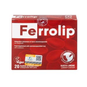 Sắt Ferrolip Uga hỗ trợ tạo hồng cầu, giúp giảm nguy cơ thiếu máu do thiếu sắt ( Hộp 20 gói)