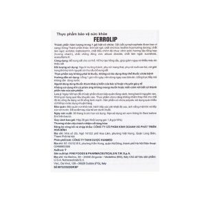 Smart Pharma - Sắt Ferrolip Uga hỗ trợ tạo hồng cầu, giúp giảm nguy cơ thiếu máu do thiếu sắt ( Hộp 20 gói) 2 Smart Pharma - Thiet ke chua co ten 21