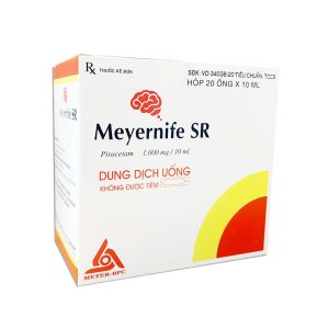 Dung dịch uống Meyenife SR 1000mg/10ml Meyer-BPC điều trị chứng hội chứng tâm thần – thực thể ( Hộp 20 ống x 10ml)