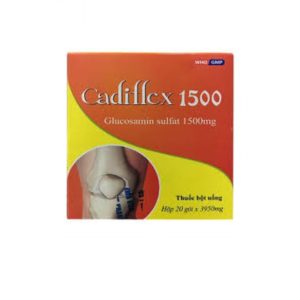 Thuốc bột uống Cadiflex 1500 US Pharma giảm triệu chứng của thoái hóa khớp gối ( Hộp 20 gói)