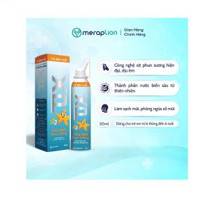 Smart Pharma - Xịt Mũi Phun Sương XP dùng để xịt, rửa mũi hàng ngày cho trẻ em từ 6 tháng tuổi ( Chai 75ml) 1 Smart Pharma - Thiet ke chua co ten 9