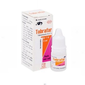 Dung dịch nhỏ mắt Tobrafar 0.3% trị nhiễm khuẩn mắt lọ 5ml