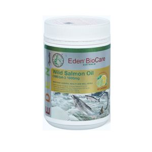 Viên uống Eden BioCare Omega 3 Salmon Oil Fruity hỗ trợ bổ sung Omega 3 từ dầu cá hồi (Hộp 180 viên)