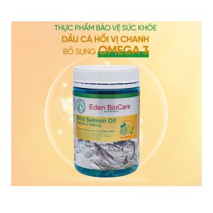 Smart Pharma - Viên uống Eden BioCare Omega 3 Salmon Oil Fruity hỗ trợ bổ sung Omega 3 từ dầu cá hồi (Hộp 180 viên) 2 Smart Pharma - Wild Salmon oil Omega 32