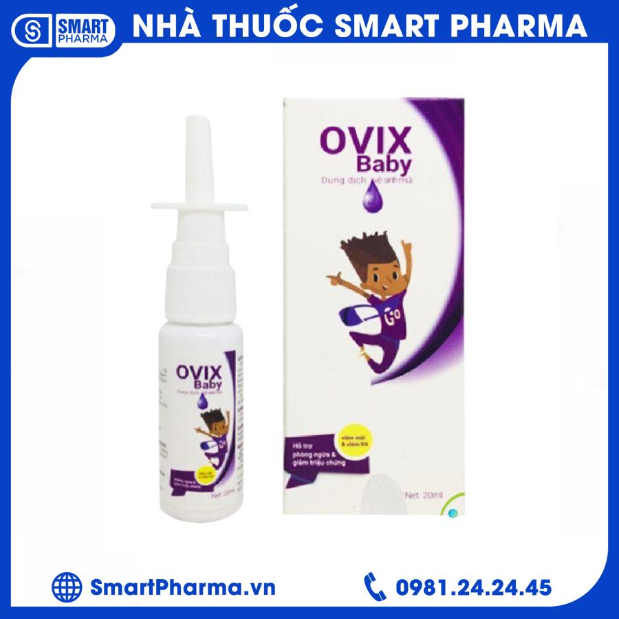 Xịt mũi Ovix Baby Smart Pharma - Xit mui Ovix Baby