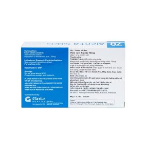 Smart Pharma - Thuốc Alenta 70mg Getz điều trị loãng xương (1 vỉ x 4 viên) 3 Smart Pharma - alen1