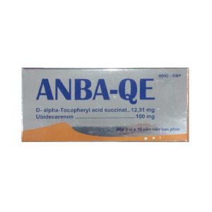 Thuốc Anba-QE Phương Đông điều trị thiểu năng tuần hoàn, thiếu máu cơ tim, tăng huyết áp động mạch (3 vỉ x 10 viên)