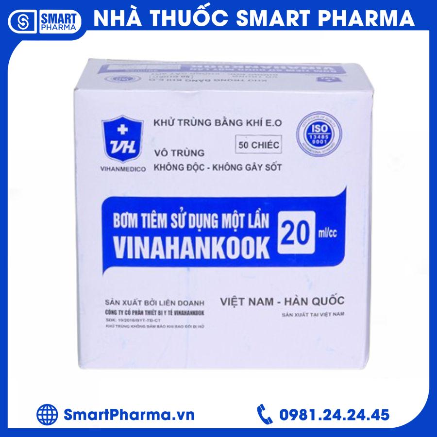 bơm tiêm nhưa 20ml Smart Pharma - bom tiem nhua 20ml