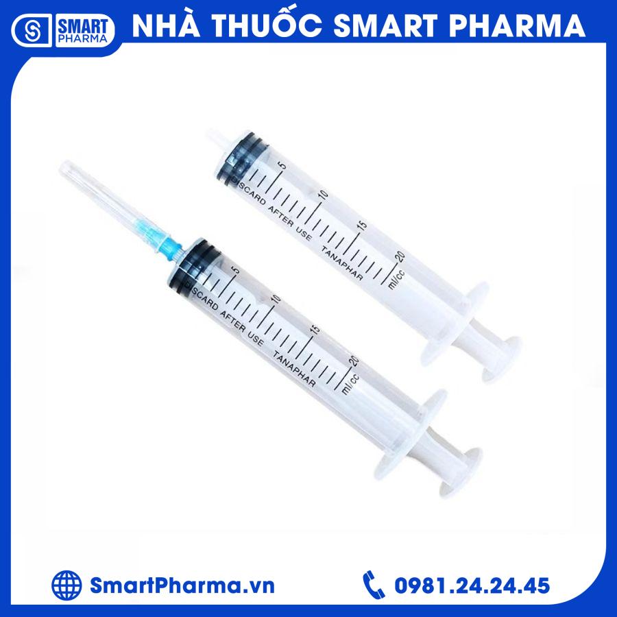 bơm tiêm nhưa 20ml2 Smart Pharma - bom tiem nhua 20ml2